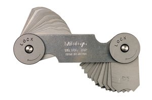 Mitutoyo 186-105 Radius Gage 17 Pairs of Leaves